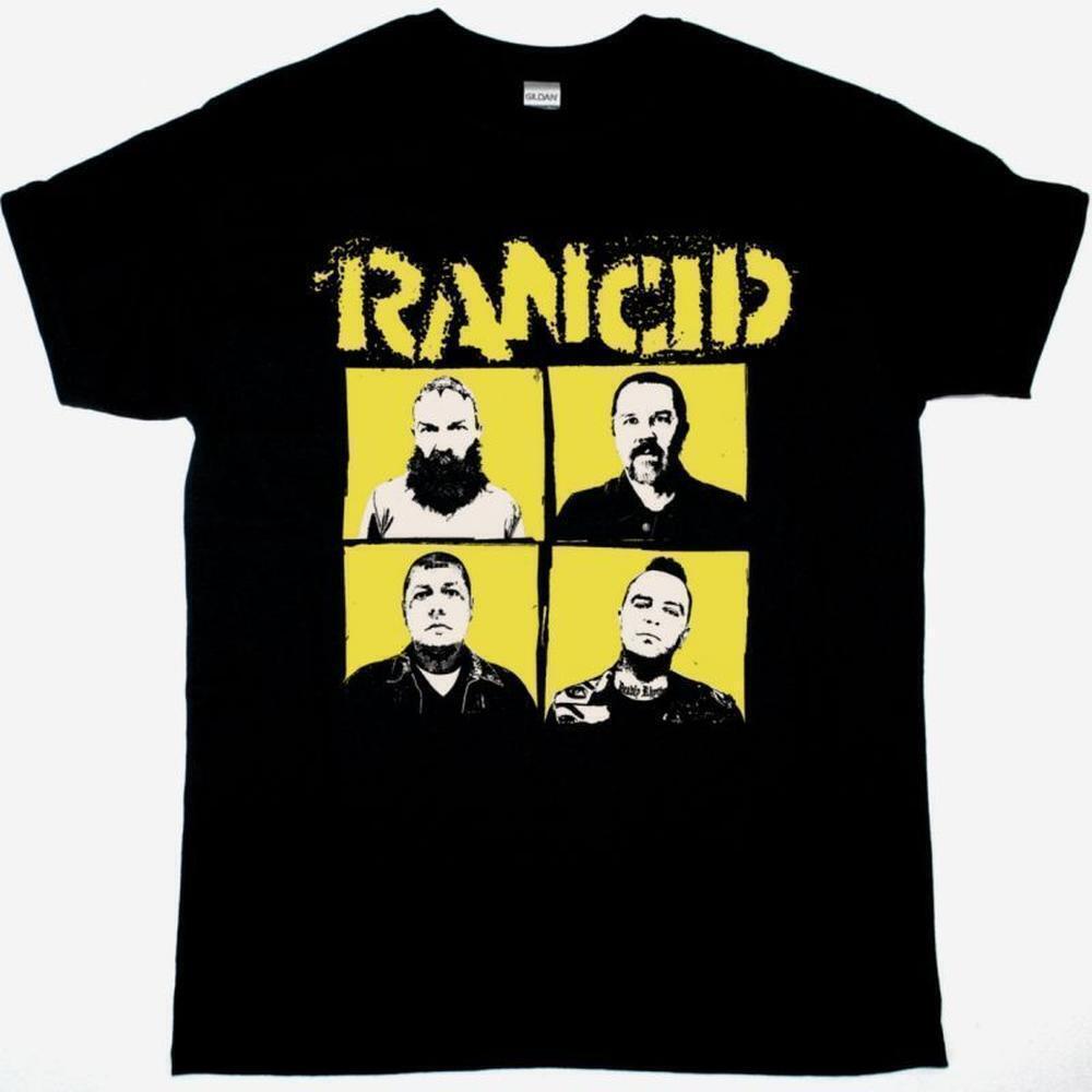 Rancid Tomorrow Never Comes Punk Rock Band Black Graphic T-Shirt